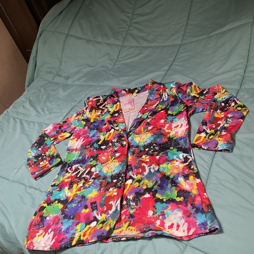 Colorful Abstract Blazer